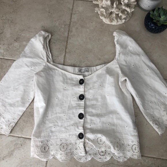 Zara White Button Down - Picture 4 of 6